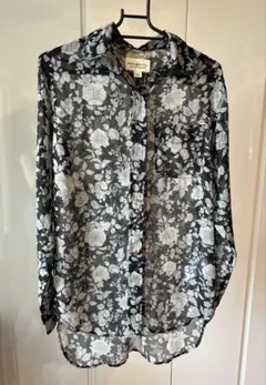 デニム&サプライ ラルフローレン シアーシャツ 花柄