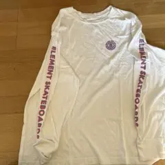 ELEMENT SKATEBOARDS 長袖シャツ ホワイト