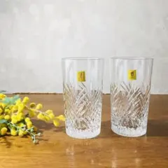 【宮内庁御用達】KAGAMI　カガミクリスタル 　ロックグラス　タンブラーペア