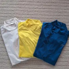 TIGORA 速乾性ハイネックアンダーシャツ 3色セット