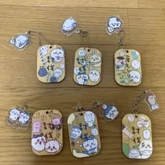 ちいかわ 労働プレート 討伐プレート キーホルダー 6個セット