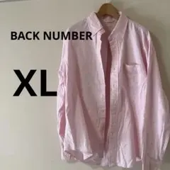 BACK NUMBER 長袖シャツ XL ピンク
