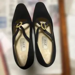 RIZ ブラック パンプス 22.5cm