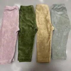 ベビーレギンス 4本セット コーデュロイ