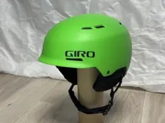 美品 GIROジロ マットグリーン スノボ スキー ヘルメット 洗えるインナー