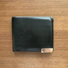 GUCCI グッチ 二つ折り財布 シルバー金具付き