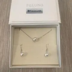 ［美品］アコヤパール　貫通ペンダント　ピアス　セット