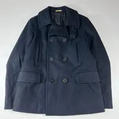 ヴィンテージ カノニコ ウール ピーコート ダブルブレスト 48