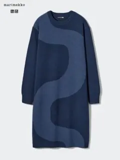 未使用タグ付き　UNIQLOmarimekko クルーネックニットワンピース