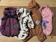 ワンちゃん服　計4点 新品2点　未使用に近い2点