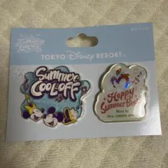 東京ディズニーリゾート サマークールオフピンバッジ 2個セット