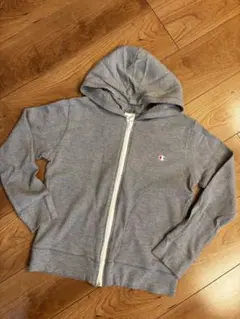 美品　チャンピオン　ジップアップパーカー　150㎝　ワッフル