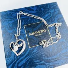 ミキモト　MIKIMOTO シルバー　パール　イニシャル　ネックレス　M 希少品 Mikimoto ネックレス イニシャルM パール付 - メルカリ