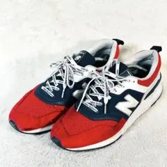 【New Balance】30cm スニーカーCM997HEA レッド/ネイビー