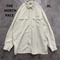 ザノースフェイス 人気 長袖 定番 人気 2ポケットシャツ XL【7139】