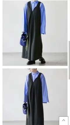 エンフォルドレイヤードワンピース　美品のサムネイル