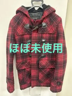 BURBERRY BLACK LABEL ダッフルコート L 赤黒チェック
