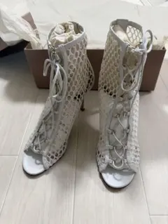 Gianvito Rossi メッシュ レースアップ サンダルのサムネイル