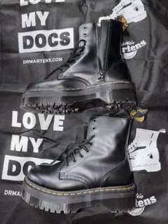Dr.Martens JADON LTT UK6 黒 男女可 厚底 サイドゴア - メルカリ
