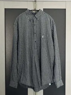 美品【Ralph Lauren】グリーンチェック プルオーバーシャツ ポニー刺繍