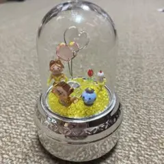 スノードーム型美女と野獣オーナメントオルゴール