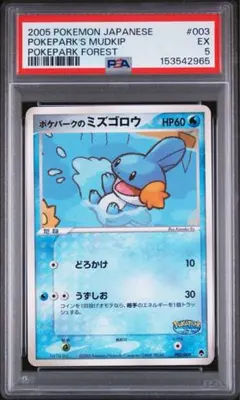 ポケパークのミズゴロウ ポケパークプレミアムファイル 003/009 psa5