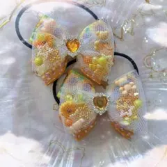 *⑅︎୨୧ヘアゴム✩キッズリボン୨୧⑅︎*
