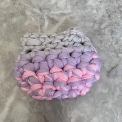 Bluetoothイヤホンケース、小物ケース、かぎ編み、ハンドメイド、編み物のサムネイル