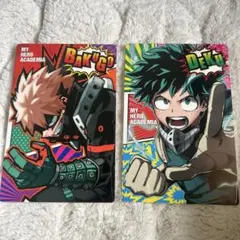 (おまけ付き)僕のヒーローアカデミア ポートレートカード 爆豪勝己 緑谷出久