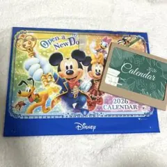 Disney 2026年壁掛けカレンダー & 卓上カレンダー(無地)