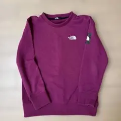 ノースフェイス　キッズ150 スウェット　パープル