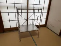 無印良品 ステンレスユニットシェルフ フロントスクリーン2つとレール