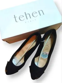 【新品未使用】tehen テーン 黒 ハイヒール・パンプス 上品 キレイめ