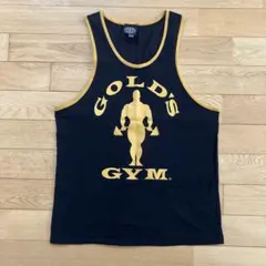 GOLD'S GYM タンクトップ ブラック/ゴールド