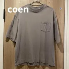 coen USAコットンヘビーウェイトリラックスクルーネックTシャツのサムネイル