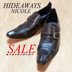 【超美品】HIDEAWAYS NICOLE ドレスシューズ 革靴のサムネイル