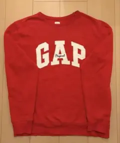 GAP 赤 ロゴ スウェット