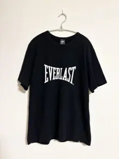 EVERLAST エバーラスト ロゴ Tシャツ ブラック XL コットン100のサムネイル