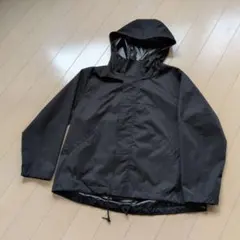 CONVERSE フード付き黒ジャケット