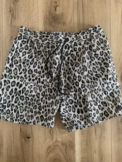 Searoomlynn ライトCanvasギャザーショートパンツ レオパード S - メルカリ