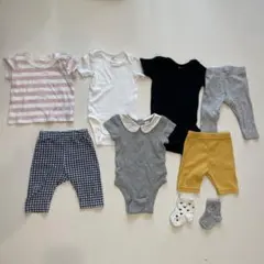 ベビー服セット（ロンパース・Tシャツ・パンツ）