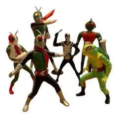 仮面ライダー アクションフィギュア 6体セット