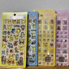 新品　まとめ売り　シール　ポケモン　ジュエリードロップシール　ブロックシール