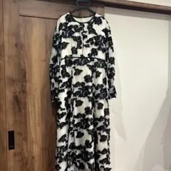 CLANE クラネ FLOW FLOWER JACQUARD ONE PIECE