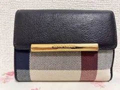 【ブルーレーベル　クレストブリッジ】二つ折り　財布