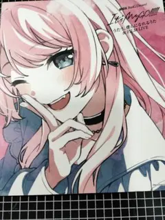 劇場版MyGo!!!!!後編特典　千早愛音色紙１枚&前編特典カード1枚 劇場版MyGo!!!!!後編特典 千早愛音色紙1枚&前編特典カード1