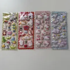 【正規品】もちもちマシュマロシール　キャラクターシール 4種セット