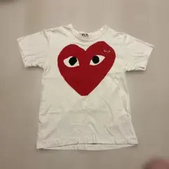 PLAY COMME des GARÇONS ハート Tシャツ ホワイト S