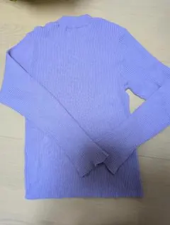 ラベンダー ニット