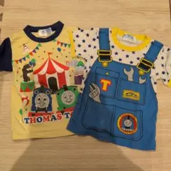 トーマス 半袖Tシャツ 2枚セット 100cm